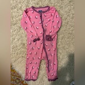 HTF OG Kickee Pants fairy ruffle coverall 3-6 months OG